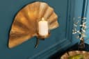 riess-ambiente Wandkerzenhalter GINKGO 44cm Gold Bild 4