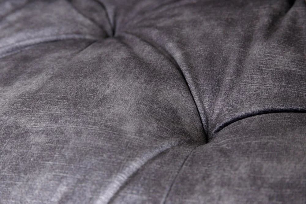 riess-ambiente Barhocker MILANO Grau Schwarz Samt Metallgestell mit Lehne - Bild 5
