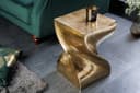 riess-ambiente Beistelltisch TWIST 45cm Gold Handmade Aluminium Hocker Bild 3