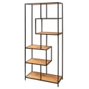 riess-ambiente Standregal SLIM LINE Industrial 185cm Wildeiche Schwarz Bild 1