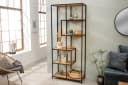 riess-ambiente Standregal SLIM LINE Industrial 185cm Wildeiche Schwarz Bild 3
