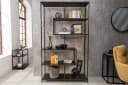 riess-ambiente Bücherregal SLIM LINE 185x114cm Schwarz Industrial Bild 1