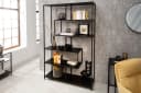 riess-ambiente Bücherregal SLIM LINE 185x114cm Schwarz Industrial Bild 2