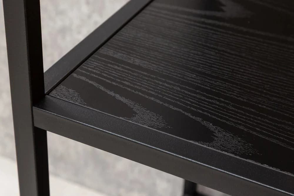 riess-ambiente Bücherregal SLIM LINE 185x114cm Schwarz Industrial - Bild 3
