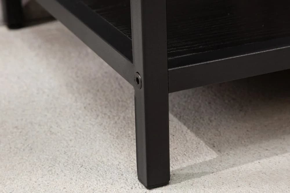 riess-ambiente Bücherregal SLIM LINE 185x114cm Schwarz Industrial - Bild 4