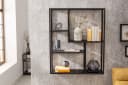 riess-ambiente Wandregal SLIM LINE 95cm Schwarz Industrial 5 Fächer Bild 1