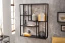 riess-ambiente Wandregal SLIM LINE 95cm Schwarz Industrial 5 Fächer Bild 2