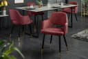 riess-ambiente Esszimmerstuhl PARIS Samt mit Armlehne Bordeaux/Gold Bild 5