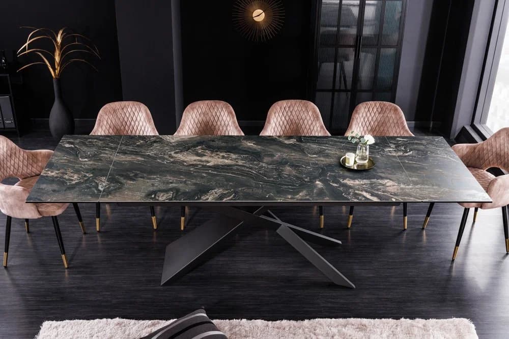 riess-ambiente Esstisch EUPHORIA Keramik Ausziehbar Taupe Schwarz - Bild 4