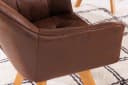 riess-ambiente Esszimmerstuhl LOFT antik braun – Microfaser, drehbar, Buchenholz Bild 5