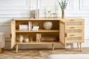 riess-ambiente Sideboard VIENNA 154cm Natur Rattan Retro Bild 3