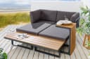riess-ambiente Lounge-Sitzgruppe IBIZA 250cm Anthrazit Grau WPC Bild 3