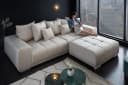 riess-ambiente Big-Sofa ELEGANCIA 285cm Samt Beige Bild 1