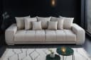 riess-ambiente Big-Sofa ELEGANCIA 285cm Samt Beige Bild 3