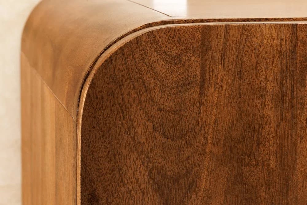 riess-ambiente Lowboard BRASIL 75cm braun – Mango Massivholz, zwei Fächer, fertig montiert - Bild 4