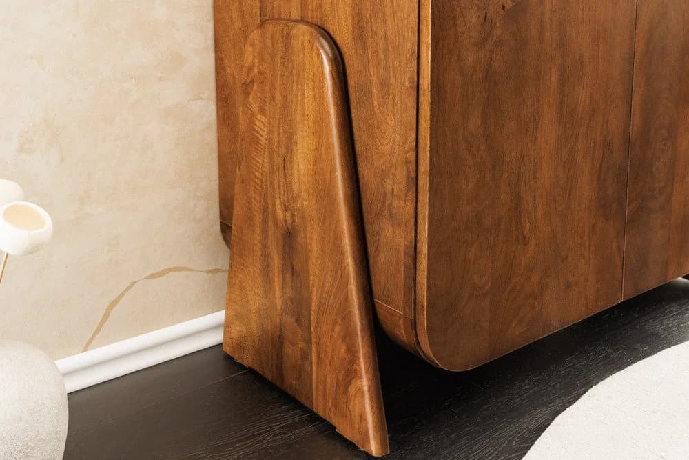 riess-ambiente Lowboard BRASIL 75cm braun – Mango Massivholz, zwei Fächer, fertig montiert - Bild 5