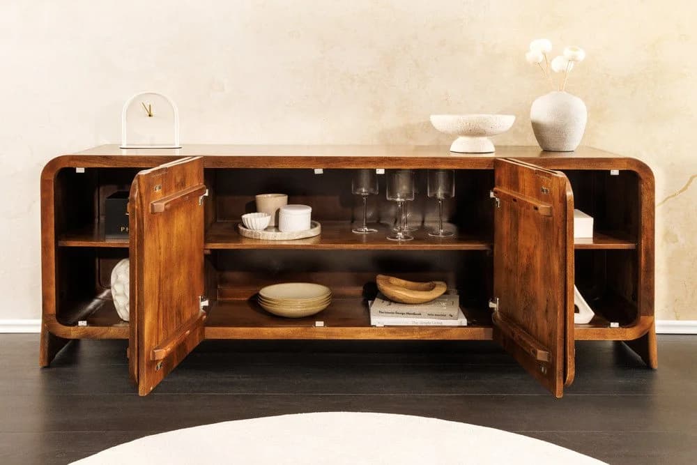 riess-ambiente Sideboard BRASIL 175 cm braun Massivholz - Bild 3