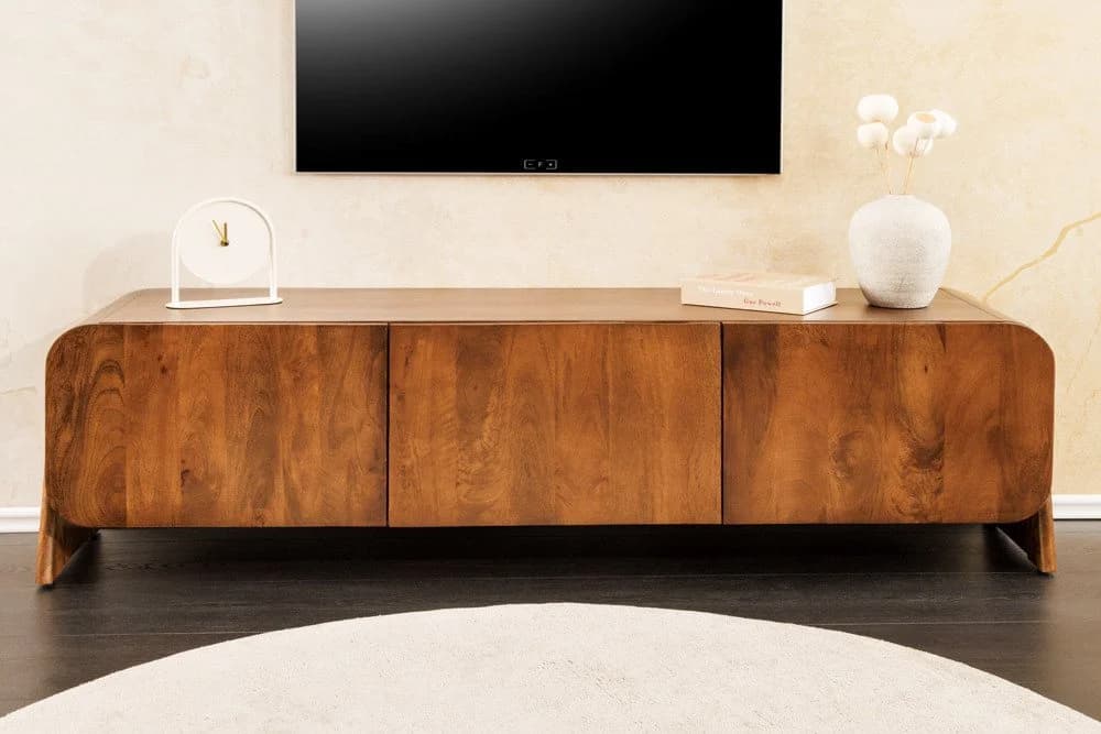 riess-ambiente TV-Board BRASIL 160 cm braun Massivholz Mangoholz