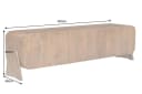 riess-ambiente TV-Board BRASIL 160 cm braun Massivholz Mangoholz Bild 4
