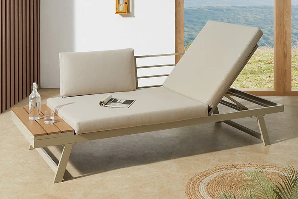 riess-ambiente Loungesofa MODULAR MIAMI 230cm Champagner Greige