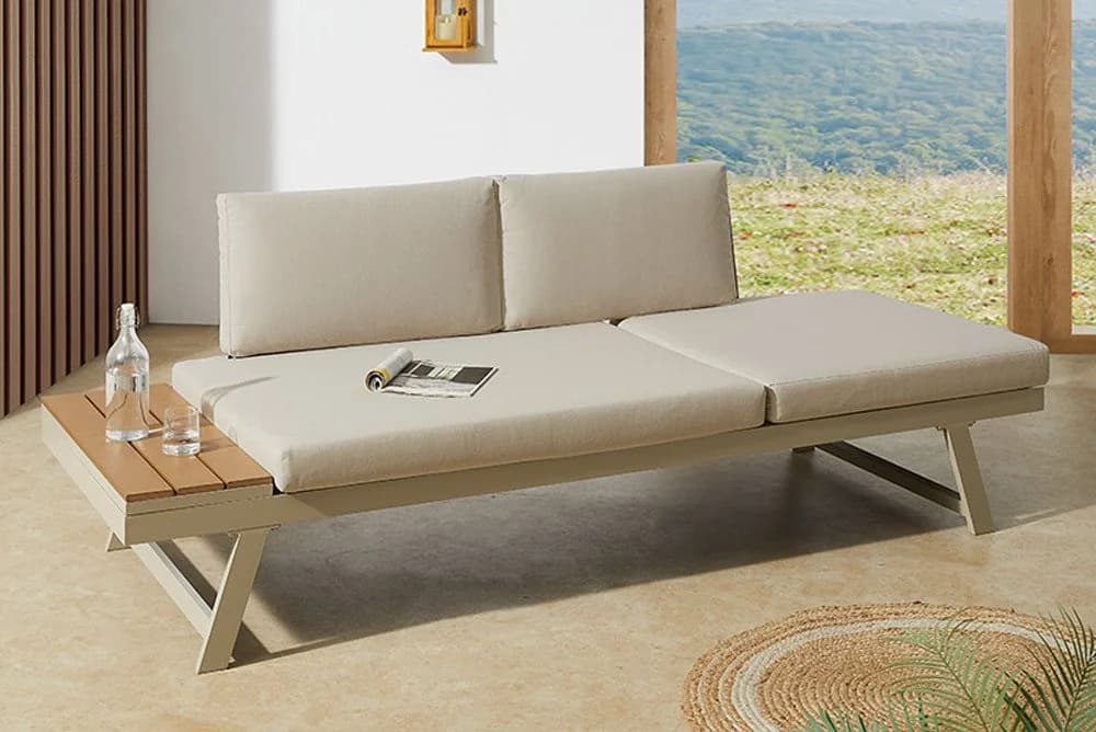 riess-ambiente Loungesofa MODULAR MIAMI 230cm Champagner Greige - Bild 2