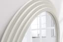 riess-ambiente Wandspiegel WAVE 160cm Weiß Rundbogen Wellenmuster Bild 1