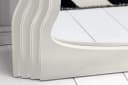 riess-ambiente Wandspiegel WAVE 160cm Weiß Rundbogen Wellenmuster Bild 4