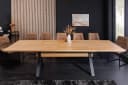 riess-ambiente Esstisch GIANT ausziehbar Eiche Metall X-Gestell Bild 1