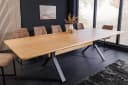 riess-ambiente Esstisch GIANT ausziehbar Eiche Metall X-Gestell Bild 2