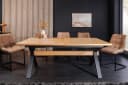 riess-ambiente Esstisch GIANT ausziehbar Eiche Metall X-Gestell Bild 3