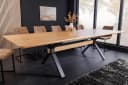riess-ambiente Esstisch GIANT ausziehbar Eiche Metall X-Gestell Bild 4