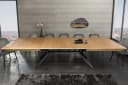 riess-ambiente Esstisch GIANT 200-320cm ausziehbar Eiche Metall Bild 1