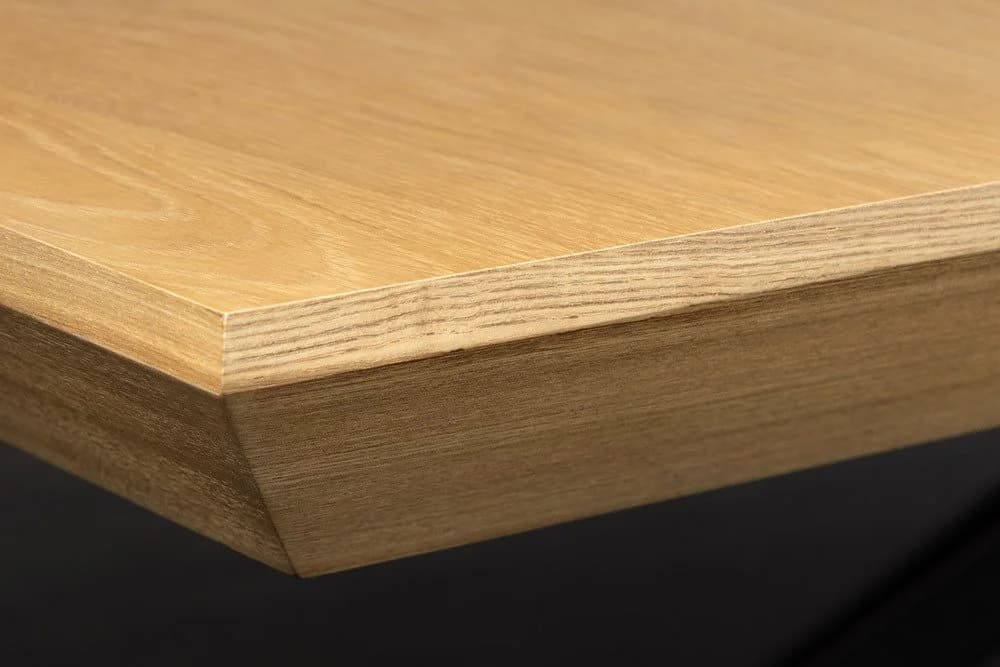 riess-ambiente Esstisch GIANT 200-320cm ausziehbar Eiche Metall - Bild 5