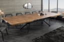 riess-ambiente Esstisch GIANT 200-320cm ausziehbar Walnuss/Metall Bild 2
