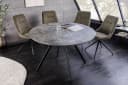 riess-ambiente Esstisch ATELIER 100cm Grau/Schwarz Metallbeine Rund Bild 2