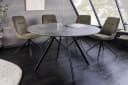 riess-ambiente Esstisch ATELIER 100cm Grau/Schwarz Metallbeine Rund Bild 4