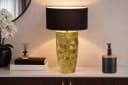 riess-ambiente Tischleuchte AURELIA 55cm Gold Schwarz Hammerschlag Bild 2