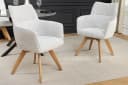 riess-ambiente Drehstuhl ASGARD beige mit Armlehne & Federkern Bild 2