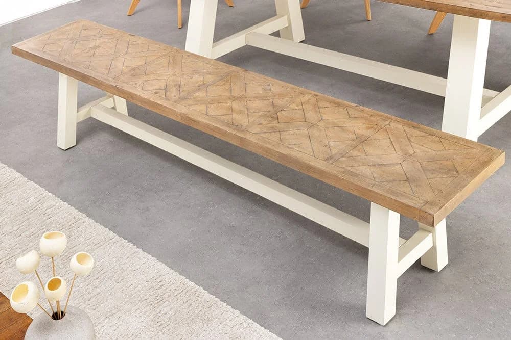 riess-ambiente Sitzbank HAMPTONS 160cm Pinienholz Landhausstil - Bild 2