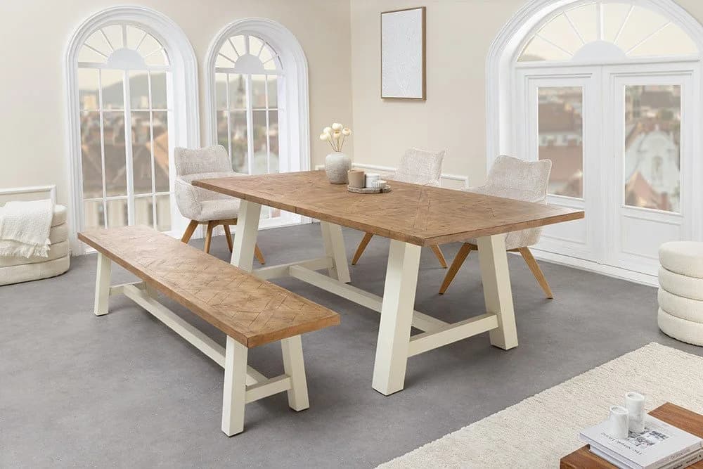 riess-ambiente Sitzbank HAMPTONS 160cm Pinienholz Landhausstil - Bild 4