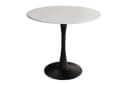 riess-ambiente Esstisch LYON 80cm weiß Keramik Säulenfuß Bild 1