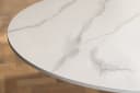 riess-ambiente Esstisch LYON 80cm weiß Keramik Säulenfuß Bild 5