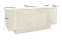 riess-ambiente Sideboard ART DECO 170 cm weiß gekälkt Mangoholz massiv Bild 3