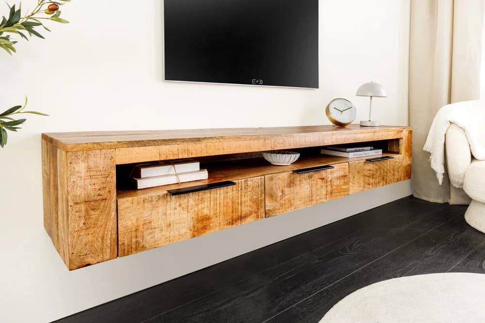 riess-ambiente TV-Board IRON CRAFT Natur Mango Massivholz