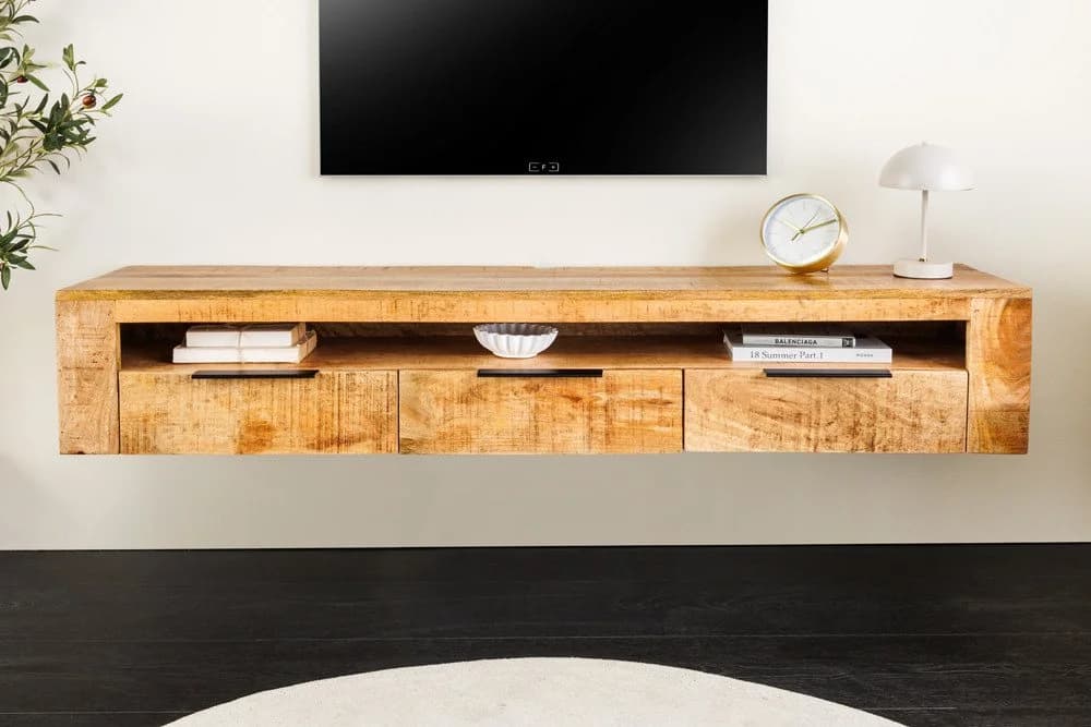 riess-ambiente TV-Board IRON CRAFT Natur Mango Massivholz - Bild 2