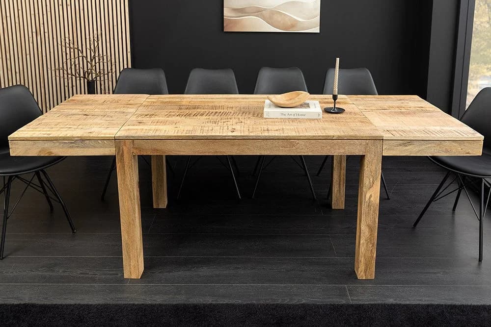 riess-ambiente Esstisch PURE 120-200cm Mangoholz Ausziehbar Massiv - Bild 2