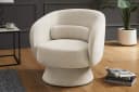 riess-ambiente Drehsessel BOSSA NOVA beige Chenille drehbar Bild 2