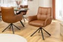 riess-ambiente Drehstuhl SIGNATURE 85cm cognac Leder Polsterstuhl Bild 2