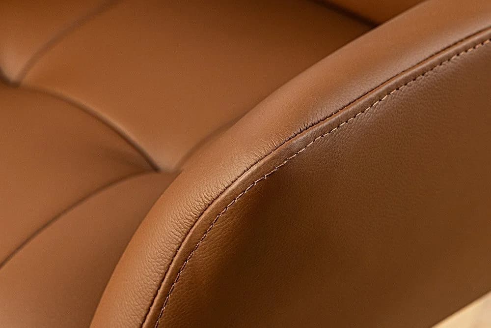 riess-ambiente Drehstuhl SIGNATURE 85cm cognac Leder Polsterstuhl - Bild 5