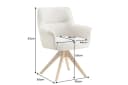 riess-ambiente Drehstuhl LE GRAND 87cm Beige Bild 3